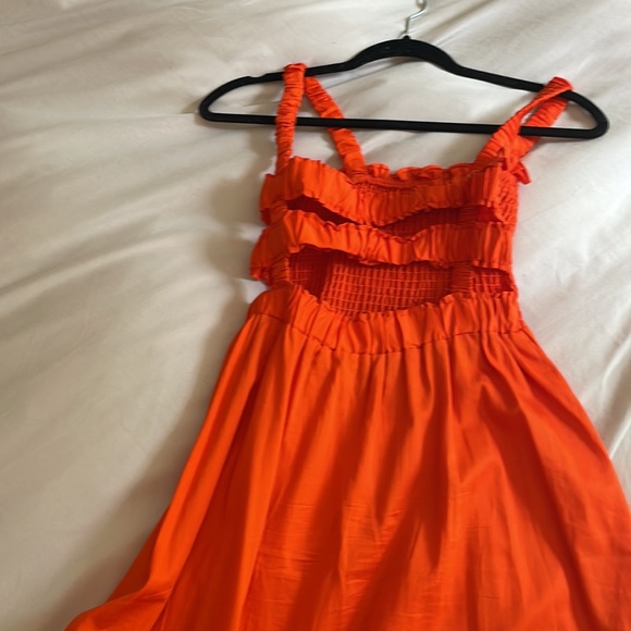 Orange long dress - Picture 4 of 8